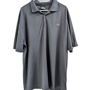 Nike Golf Gray Dri Fit Polo Shirt Men's XL